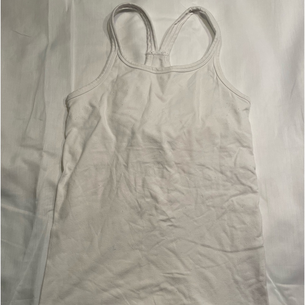 Basic white tank top